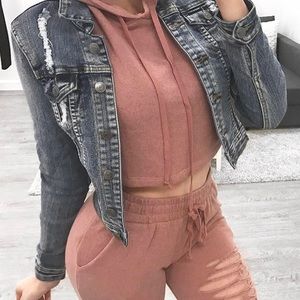 Distressed 2 piece set